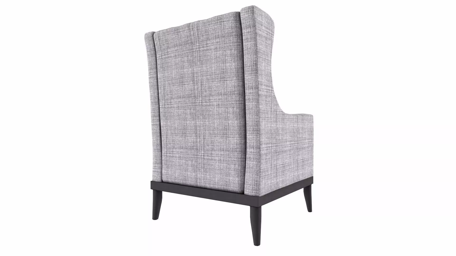 Sofa Single Seater Low-poly 3D model_4