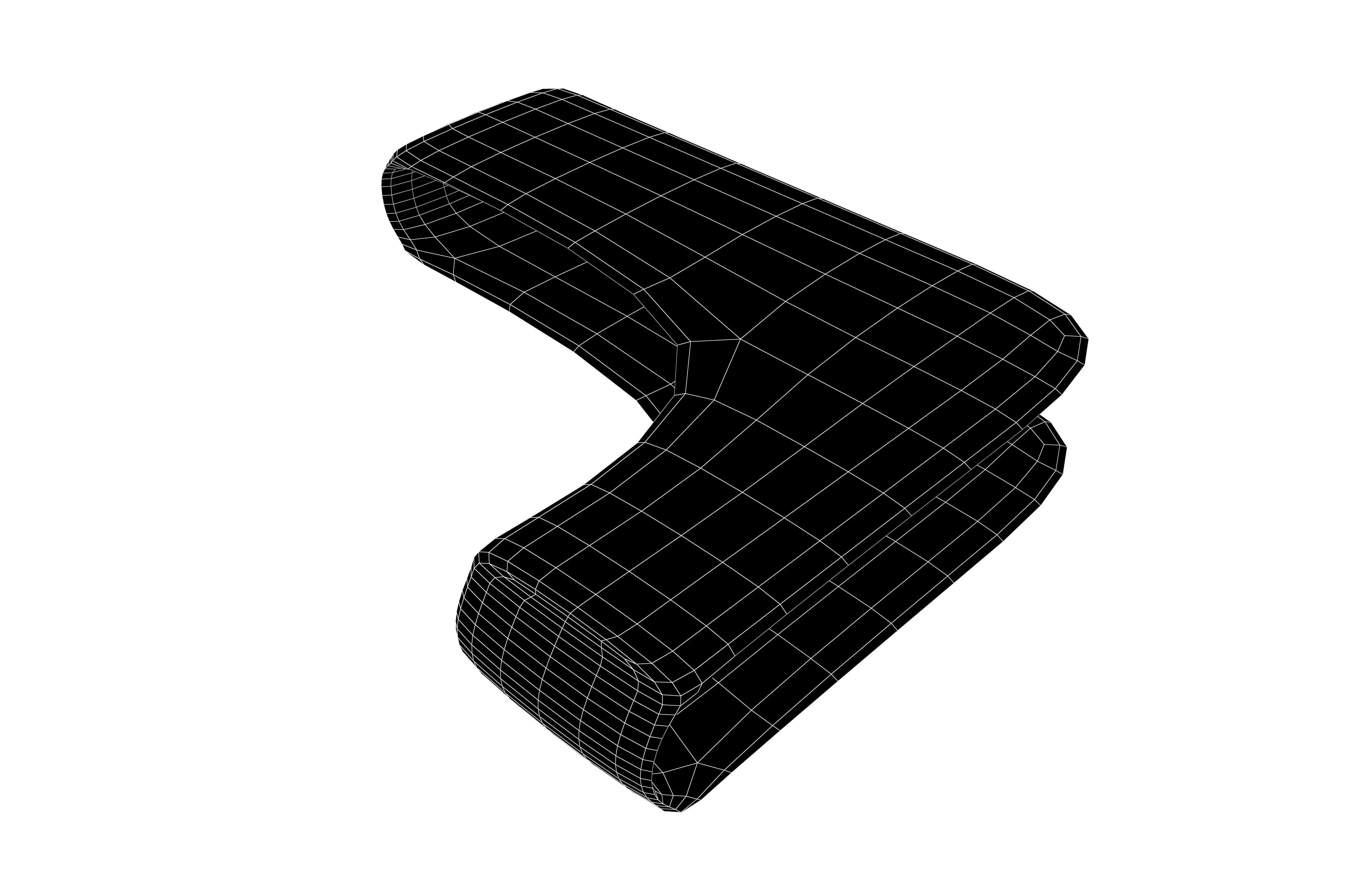 Ultramodern Chair v1 001 Low-poly 3D model_6