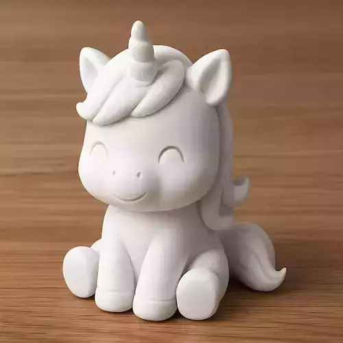 Chibi Unicorn Mascot - Little Dream