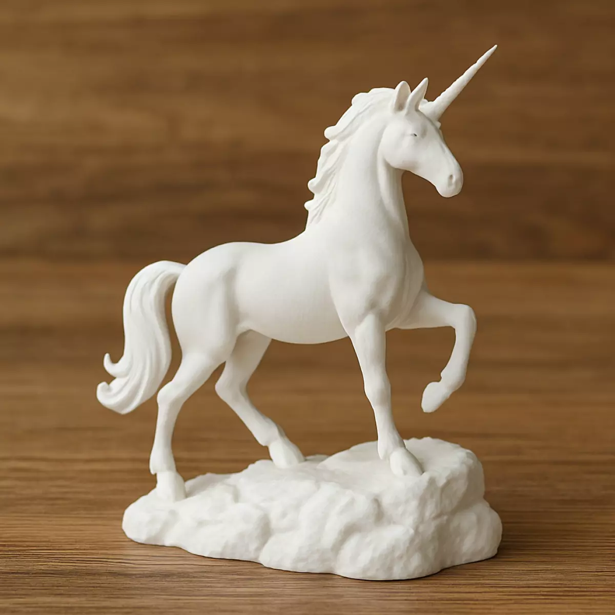 Unicorn On Rock Fantasy Collectible Figurine 3D print model