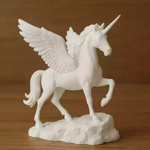 Pegasus Unicorn Guardian Fantasy Statue Figurine