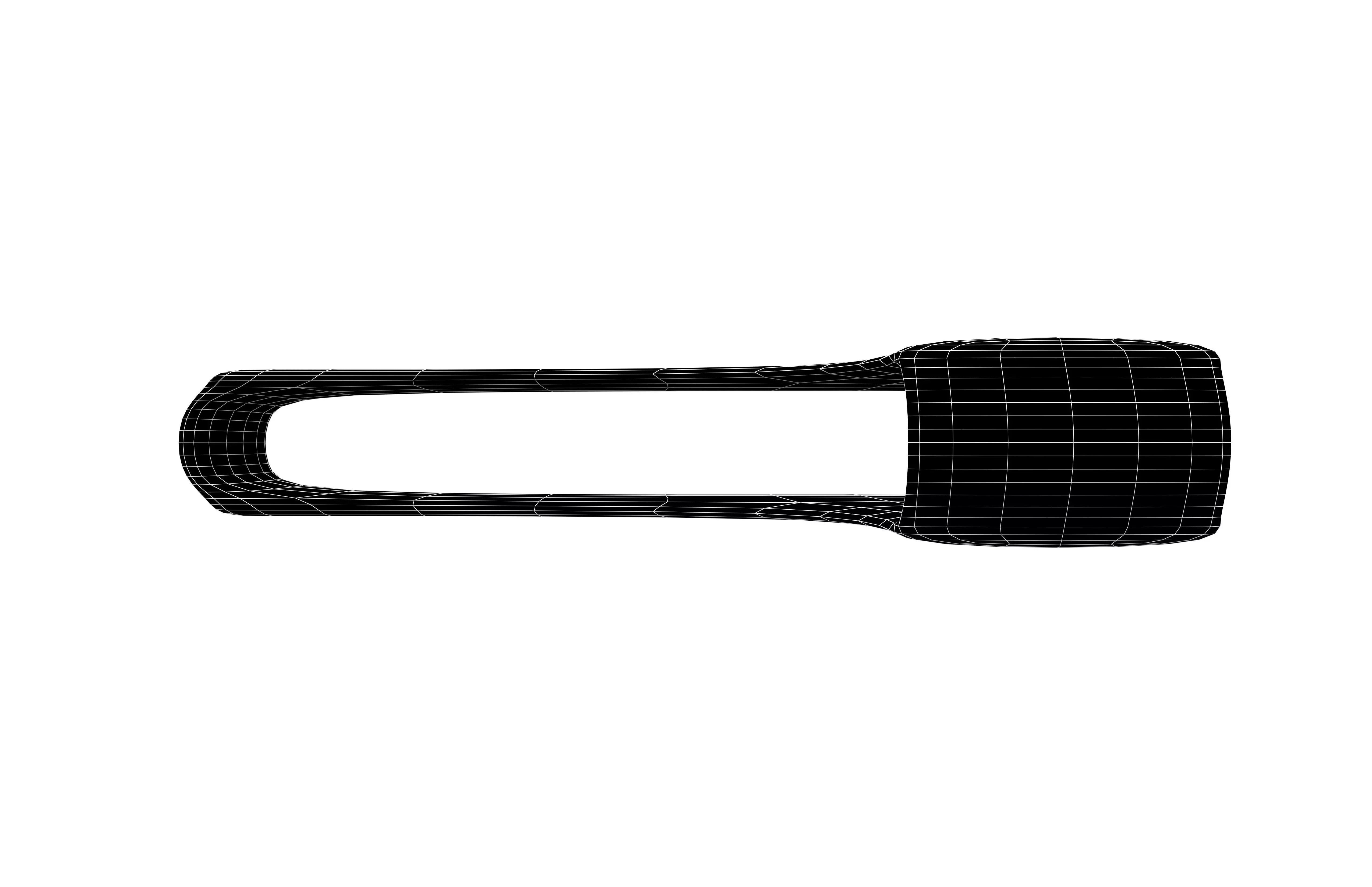 Ultramodern Chair v1 002 Low-poly 3D model_5