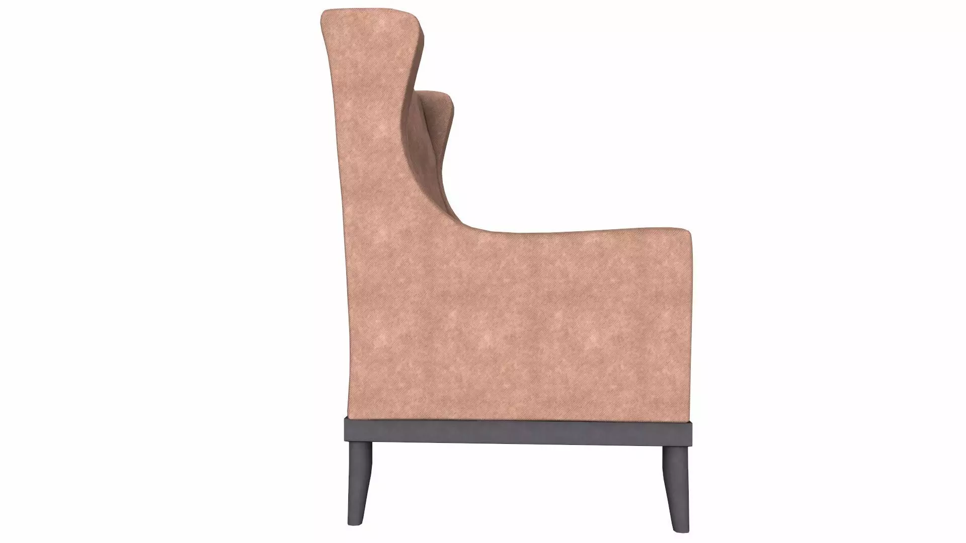 Sofa Single Seater Low-poly 3D model_3