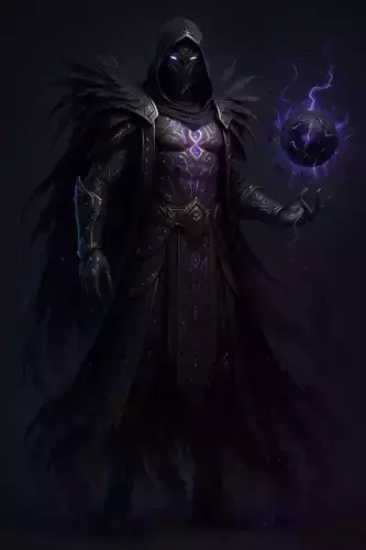 Voidcaller  The Master of Dark Arcana Low-poly 3D model