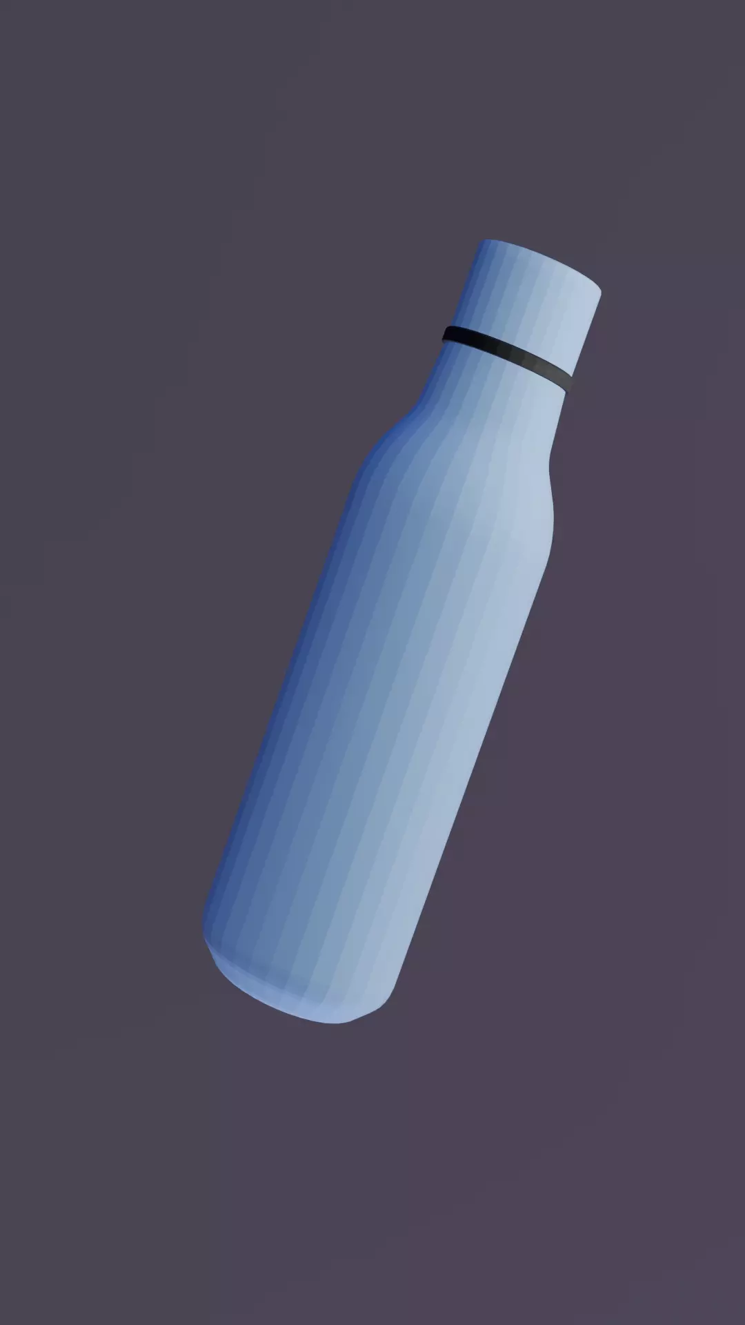 water bottle 3D model_0