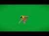 Asian Golden Weaver Bird Low-poly 3D model_1