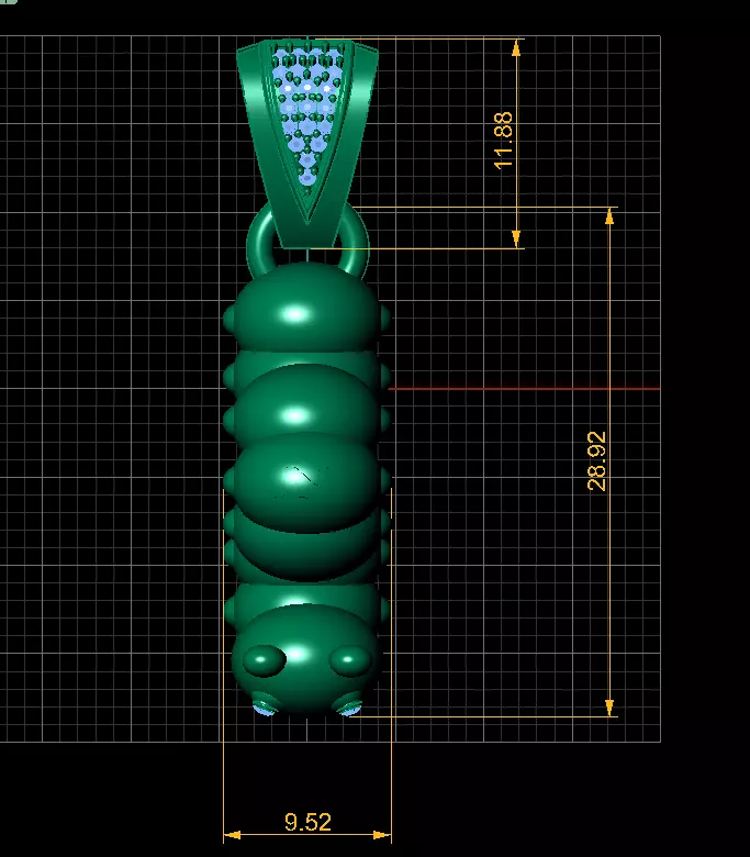 INSERT PENDANT  3D print model_3