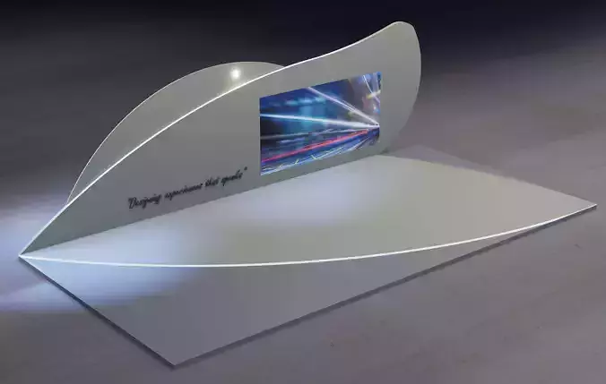 Event Stage Minimal Low-poly 3D model