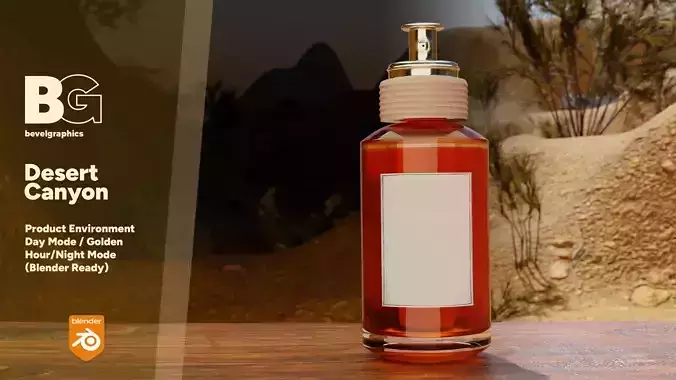 Lumen Shift - Desert Canyon Render Environment 3D model