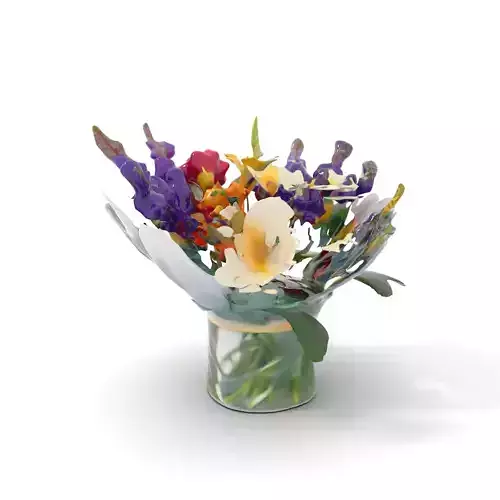 Vibrant Floral Arrangement model pack