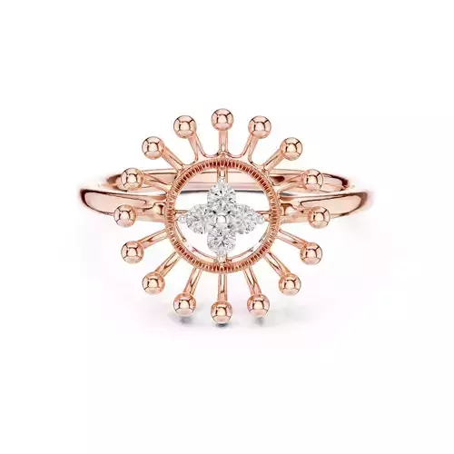 Round Cut Diamond Engagement Wedding Ring 3DM STL Video