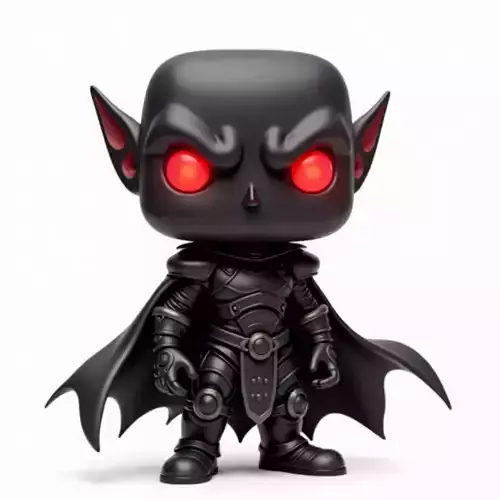 Chibi Dark Lord Vampire Knight 3D Model