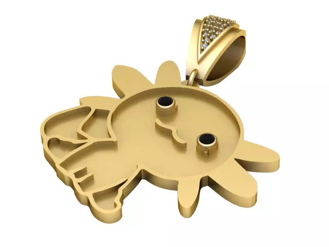 CAT PENDANT 3D print model