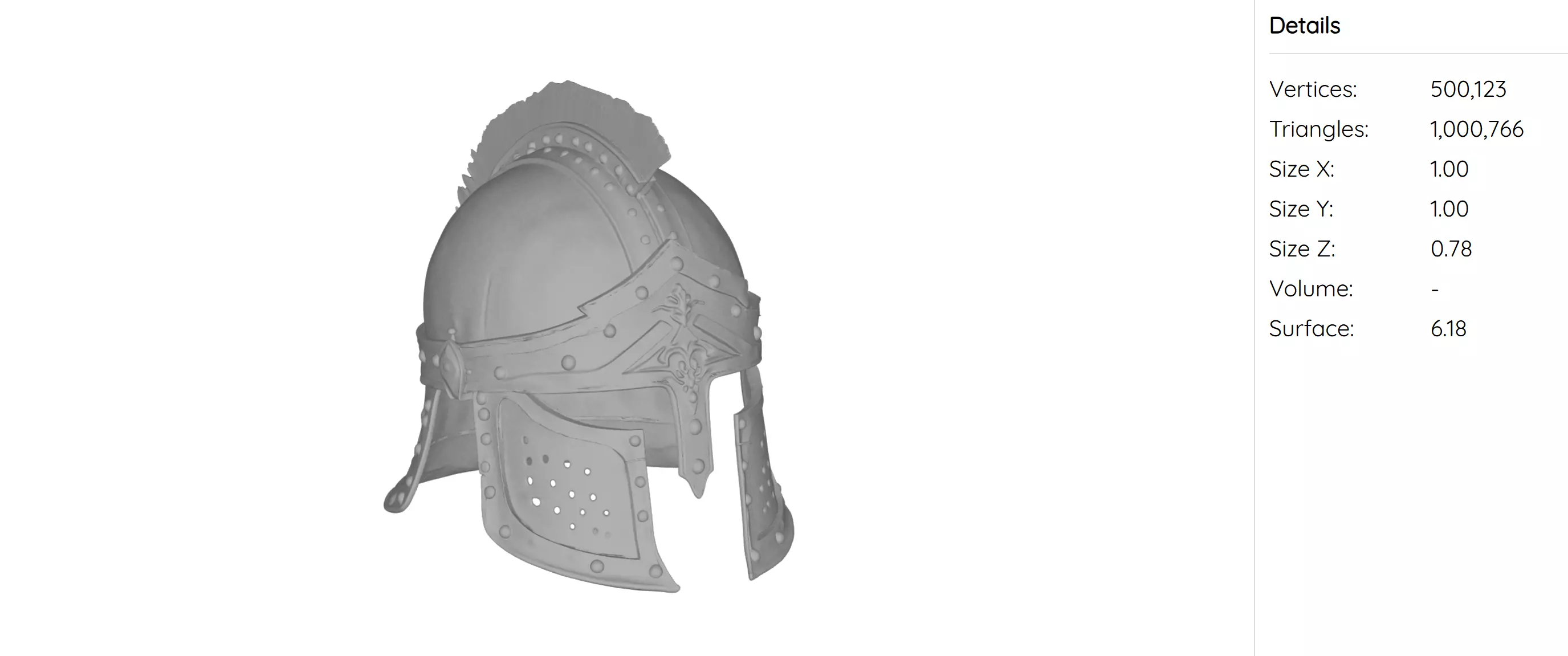 Helmet 3D model_1