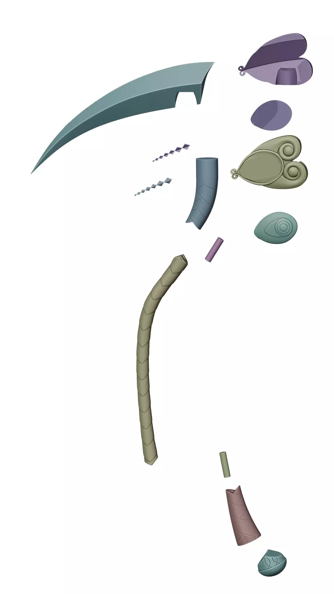 Hades Thanatos cosplay armor 3D print model_10