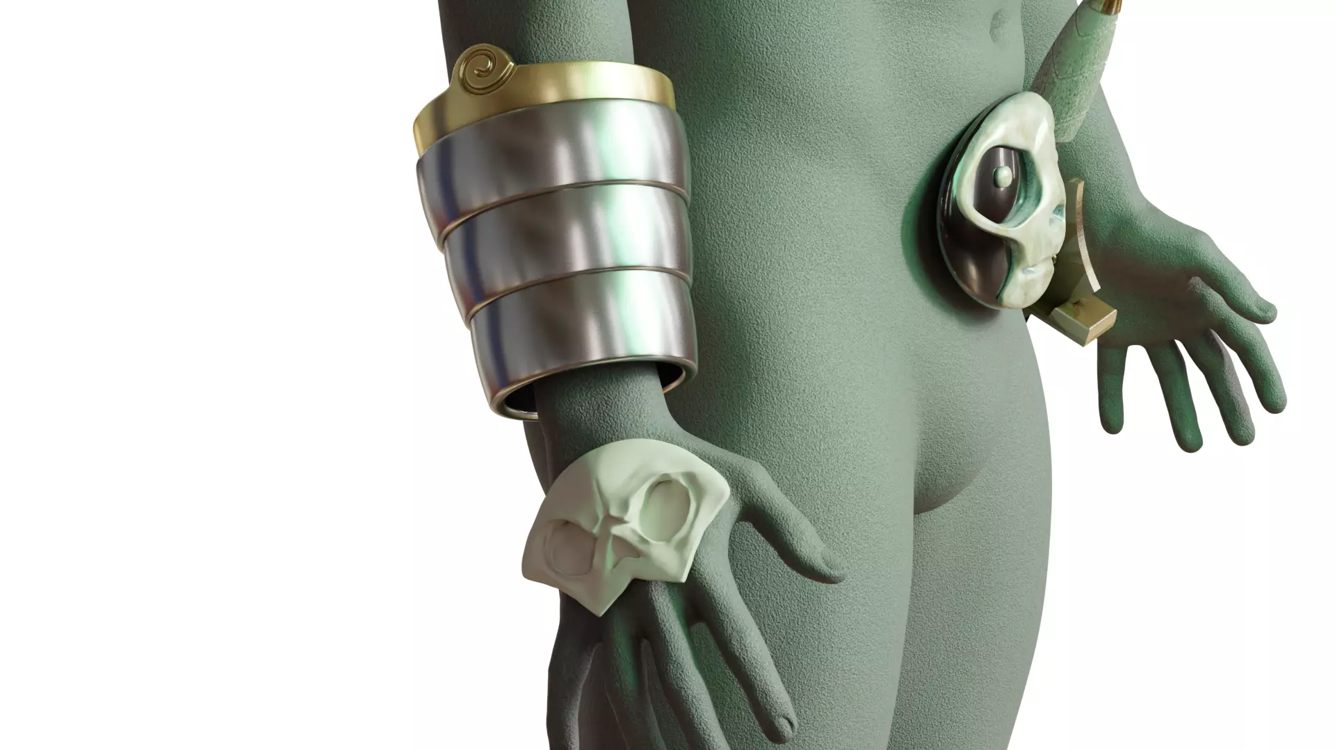 Hades Thanatos cosplay armor 3D print model_3