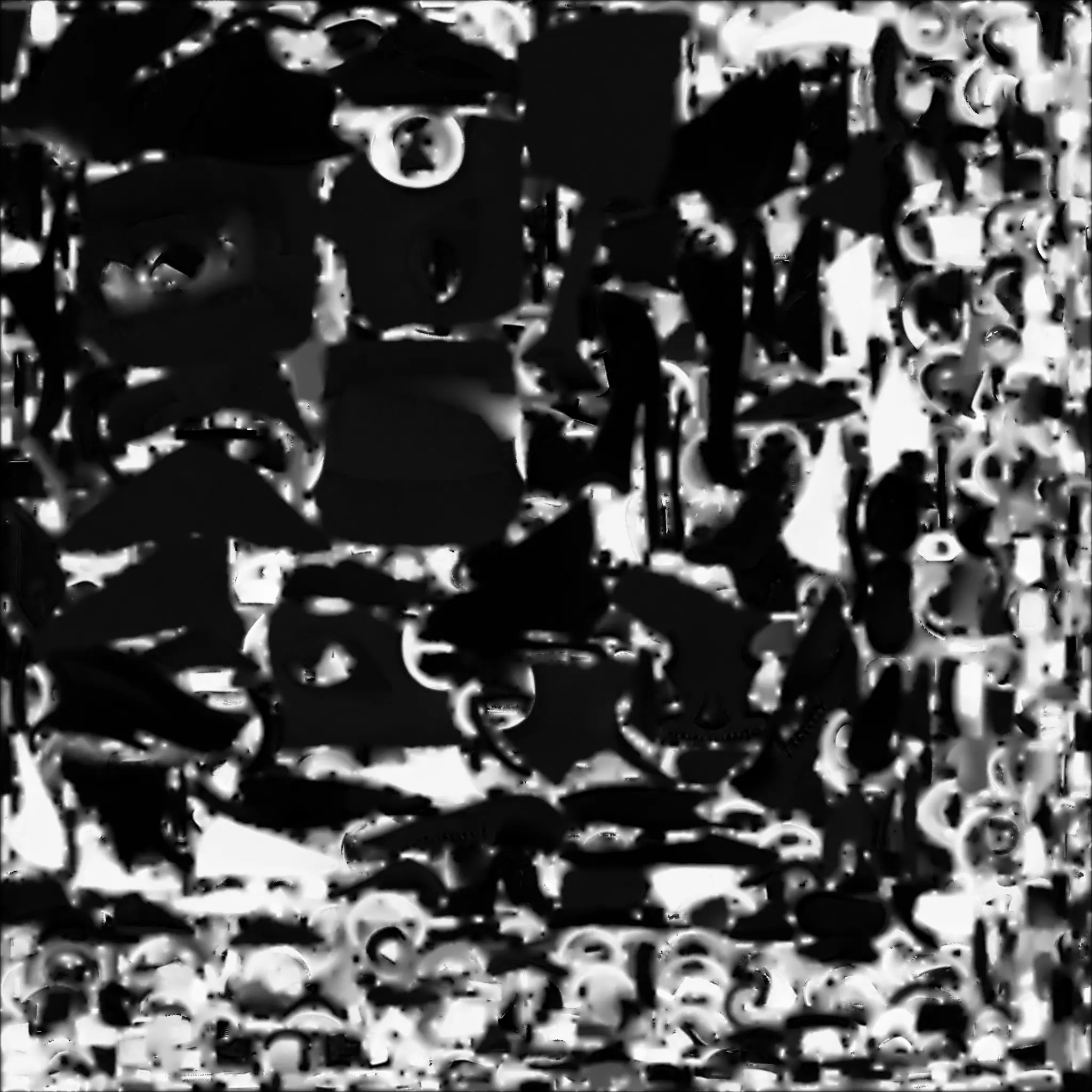 Chibi White Demon Knight with Glowing Eyes 3D Model Low-poly 3D model_2