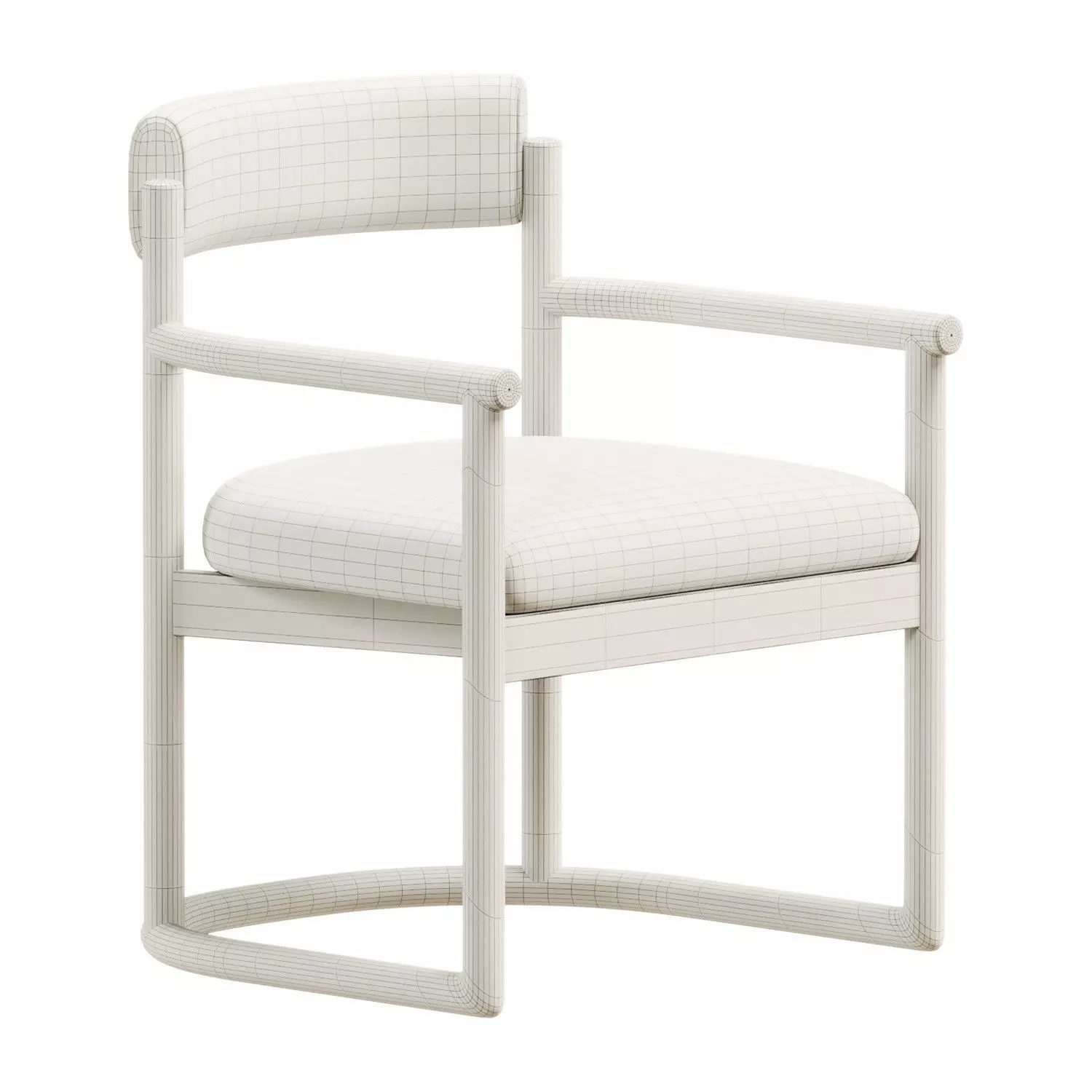 Clarice Dining Chair 3D model_1