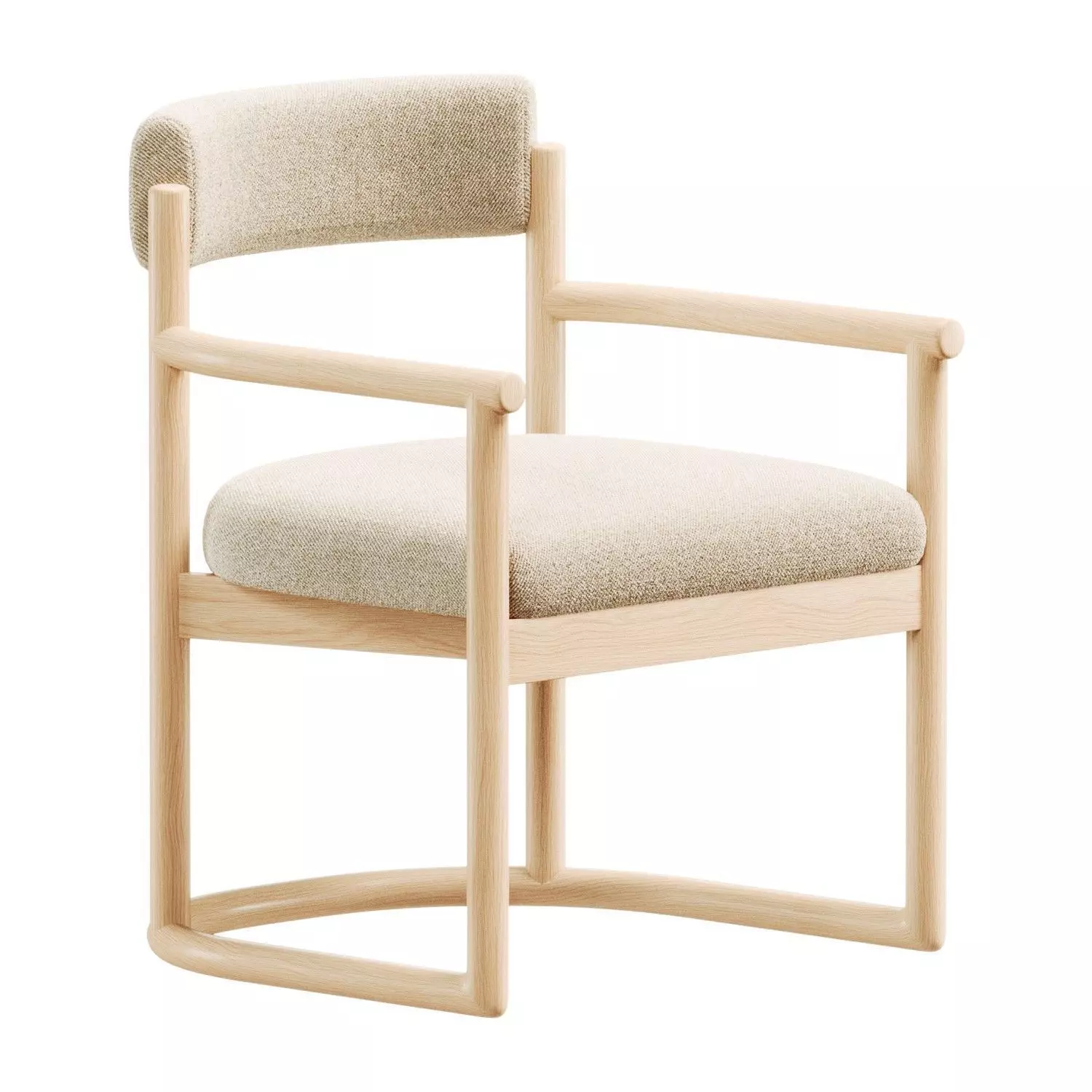 Clarice Dining Chair 3D model_2