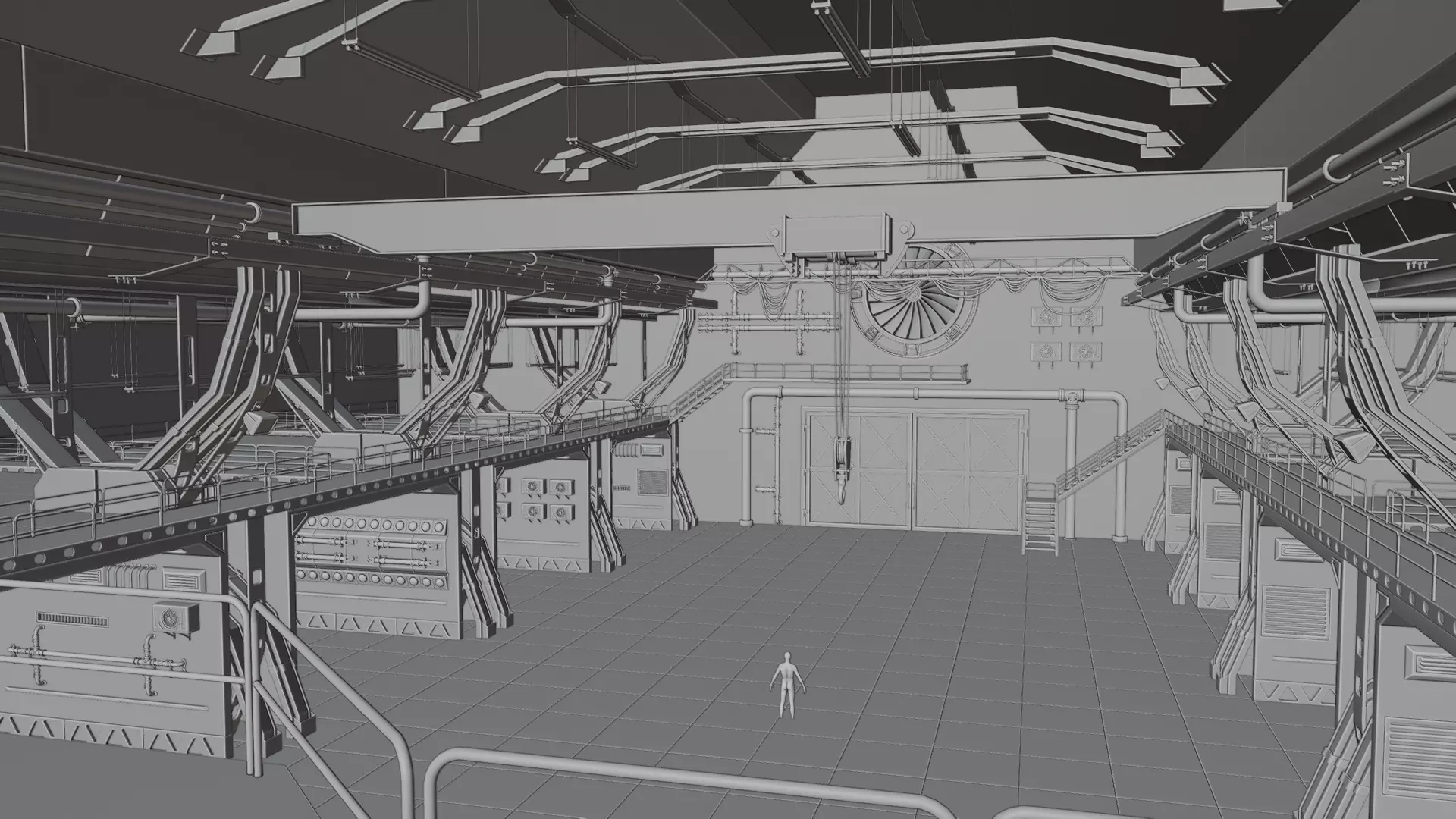 Warehouse  3D model_6