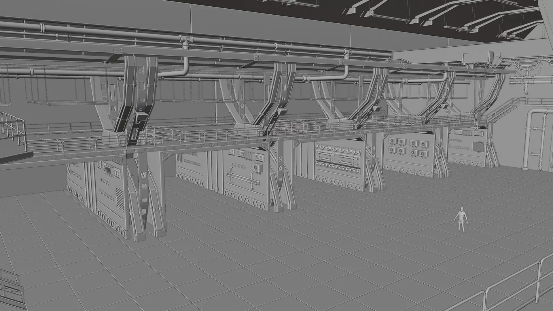 Warehouse  3D model_3