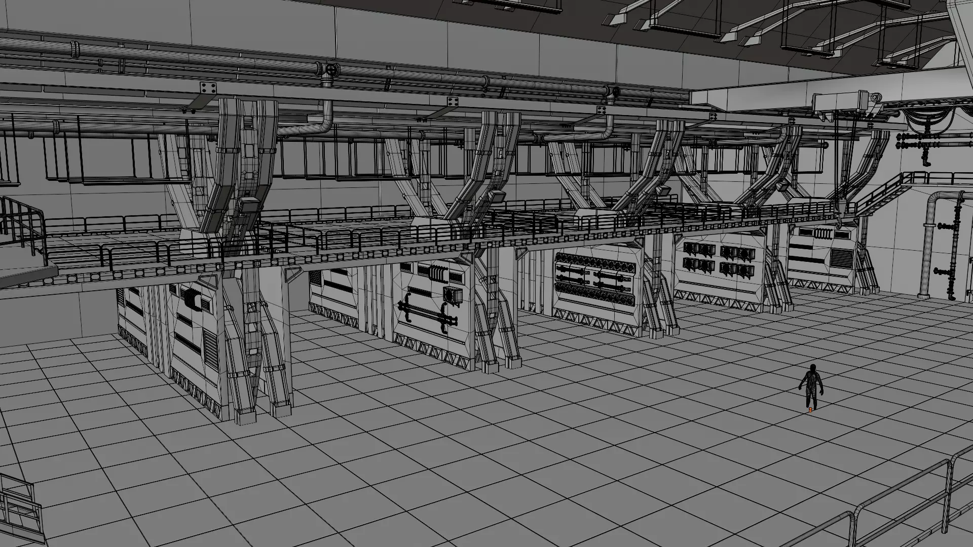 Warehouse  3D model_4