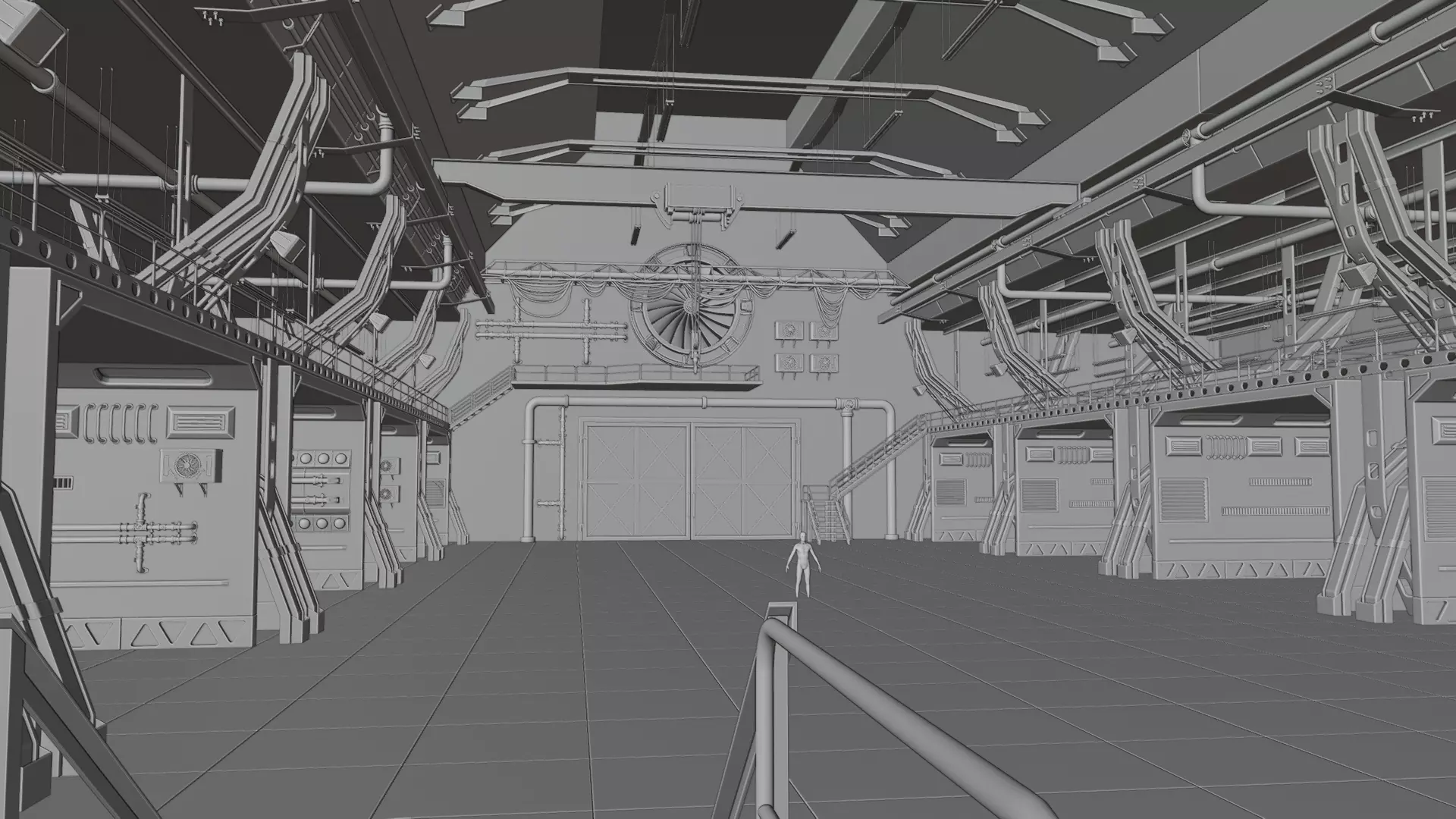 Warehouse  3D model_5