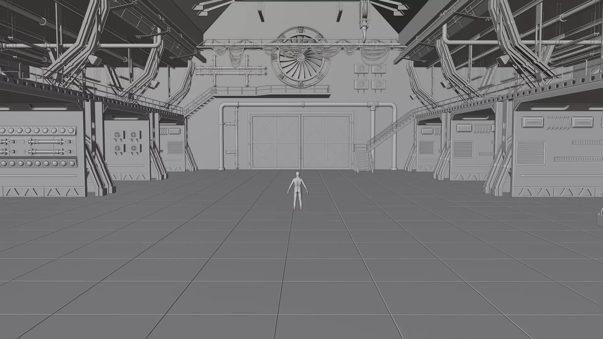 Warehouse  3D model_9