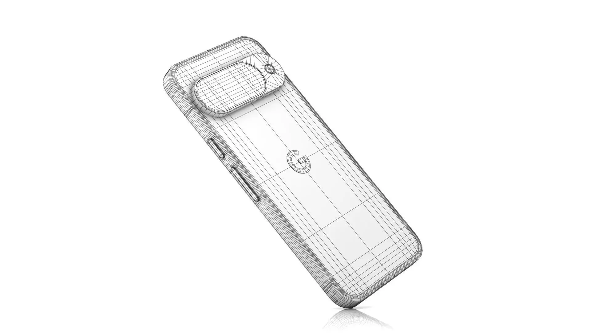 Google Pixel 10 Low-poly 3D model_19