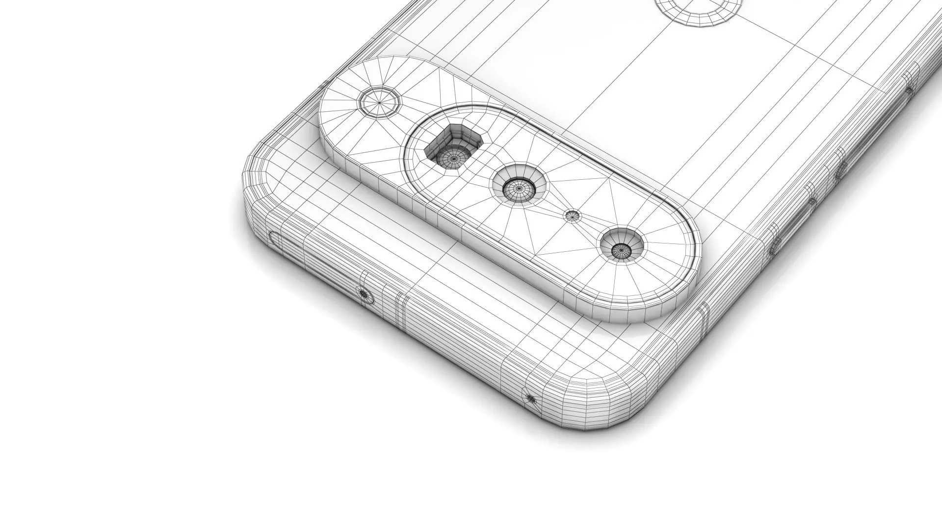 Google Pixel 10 Low-poly 3D model_20