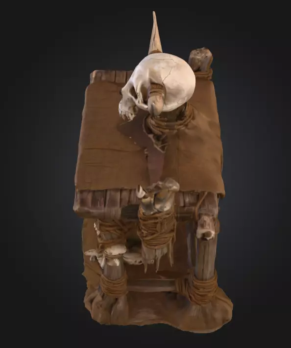 Orc Altar Low-poly 3D model_15