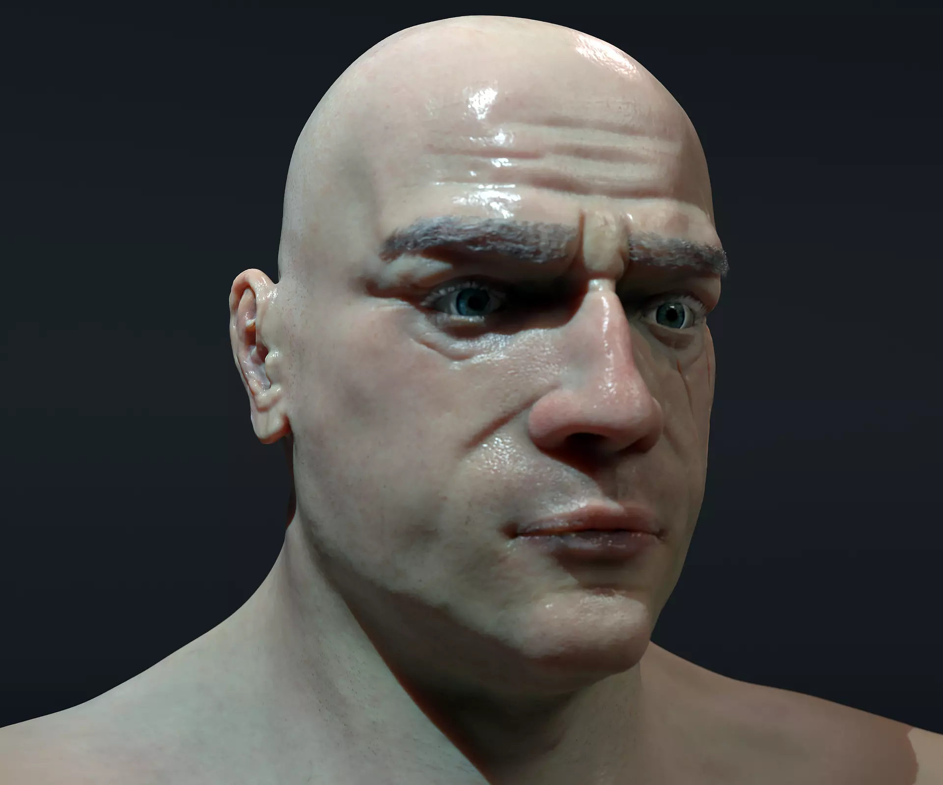 Realistic Rigged Male Character  Game-Ready 16K PBR Textures Low-poly 3D model_3