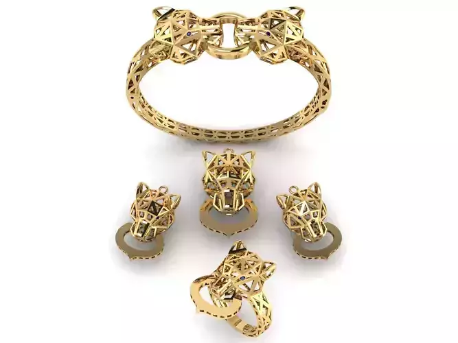 Leopard or Panther head set