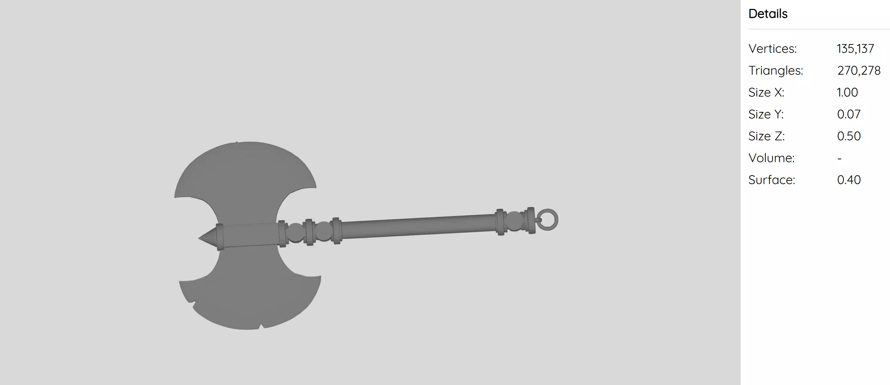  Axe Battle 3D model_1