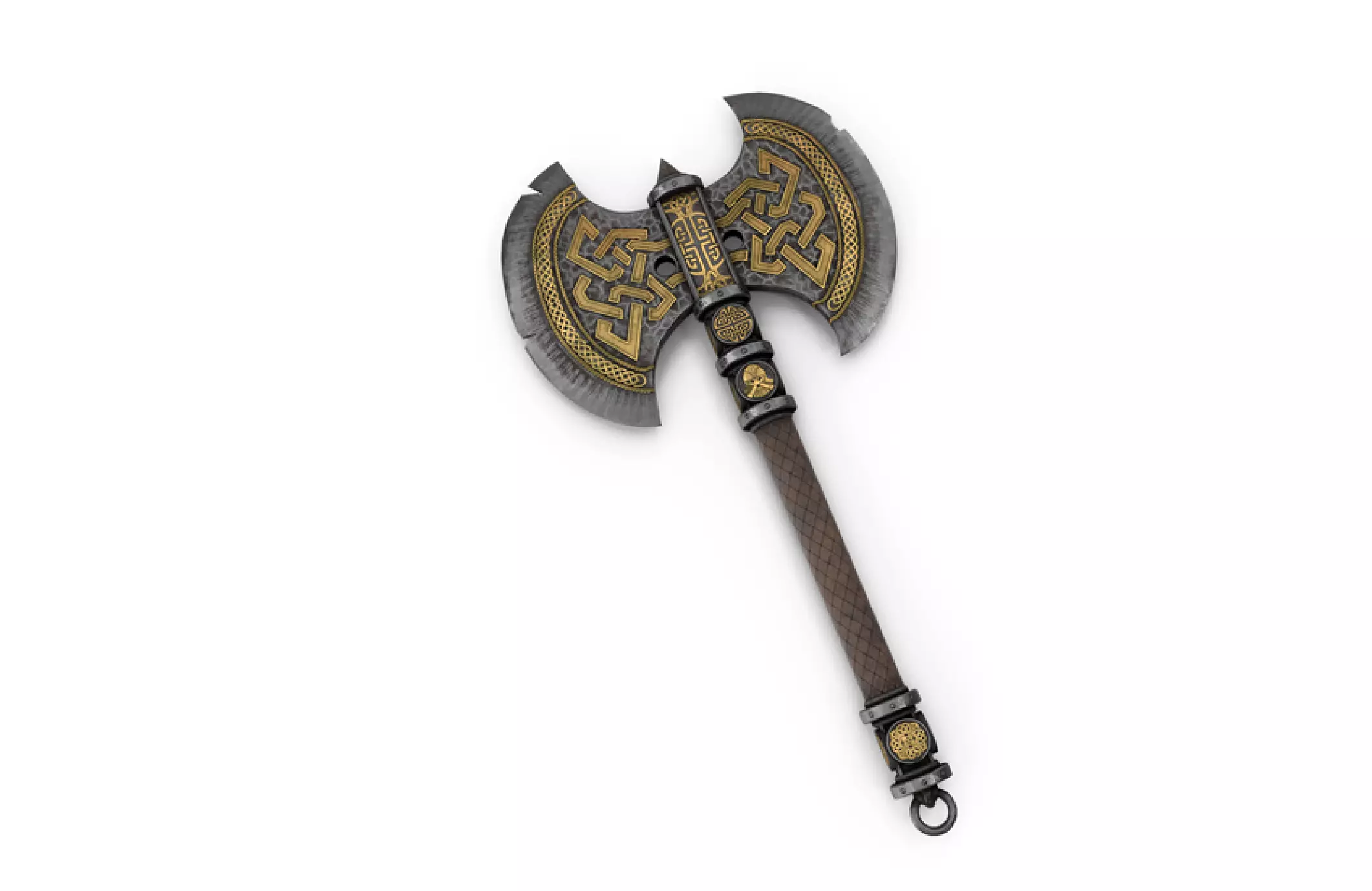  Axe Battle 3D model_0