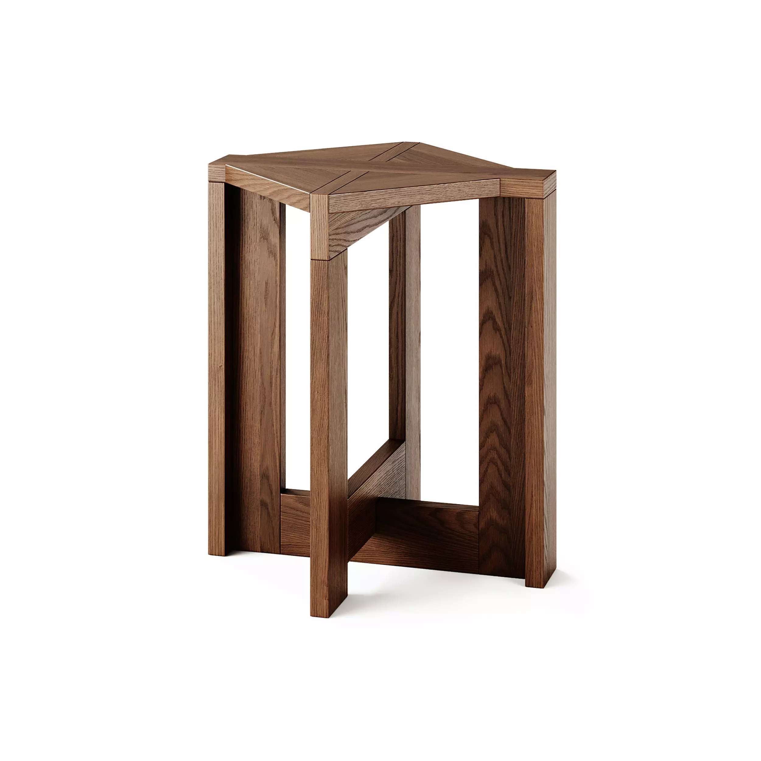 Monotropa Berber Table and Stool Set 3D model_2