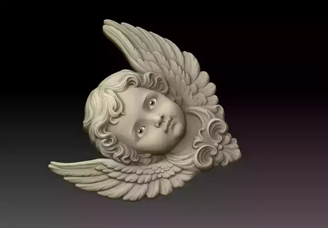 Cherub Angel Face