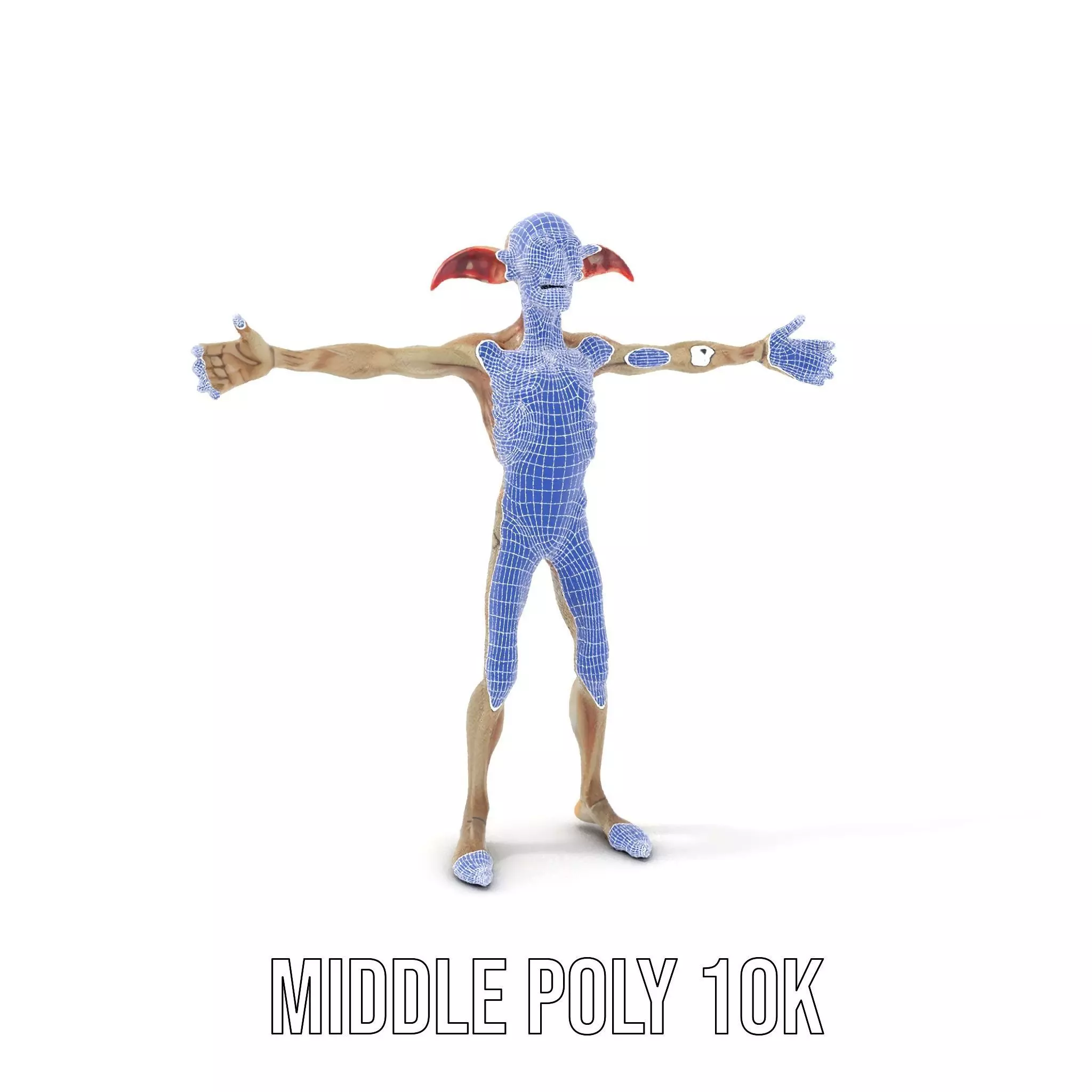 Fantasy Creature Skeleton model pack Low-poly 3D model_11
