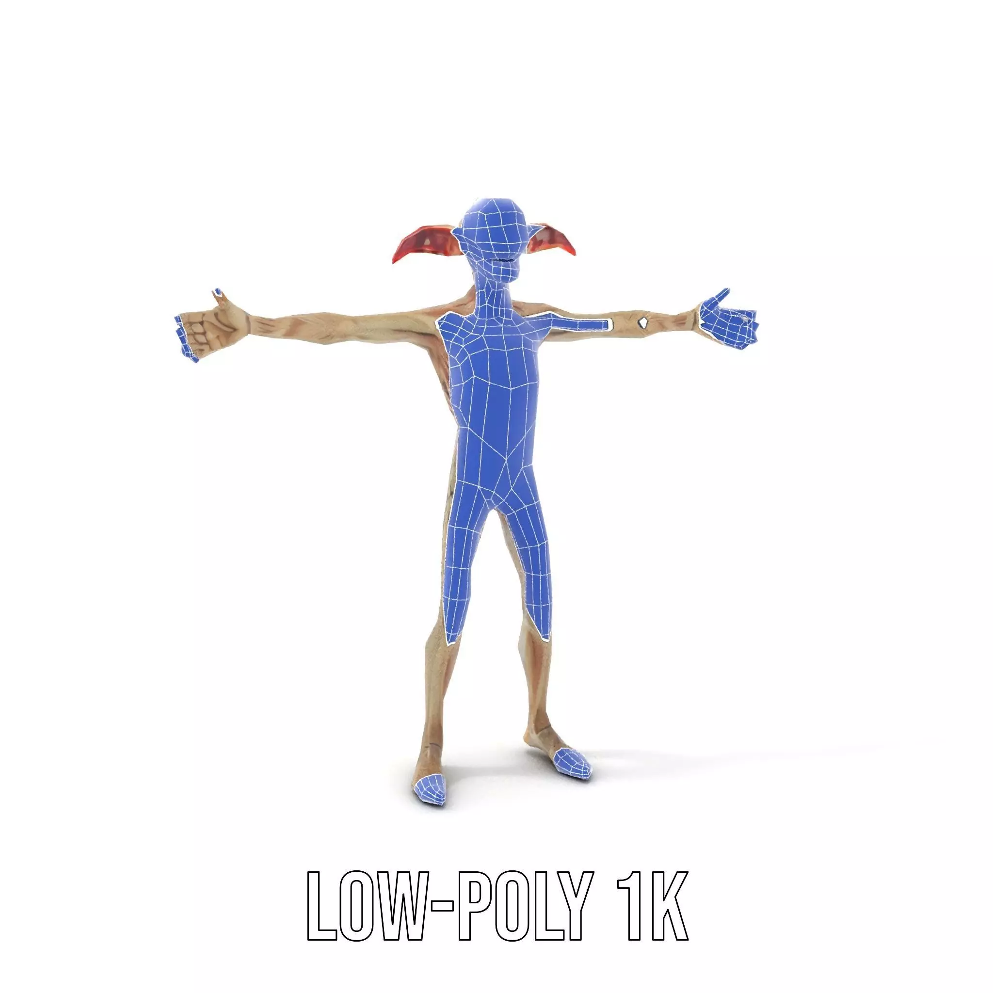 Fantasy Creature Skeleton model pack Low-poly 3D model_29