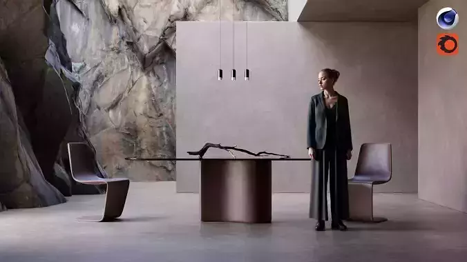 Virtual Location 005 - Cinema 4D Corona scene