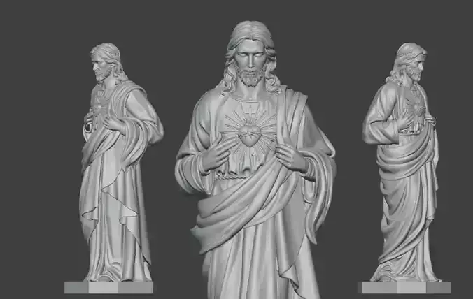 Jesus with a Sacred Heart