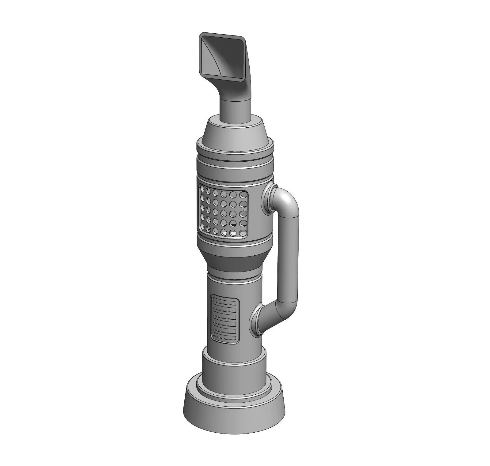 Custom Standing Vent 3D print model