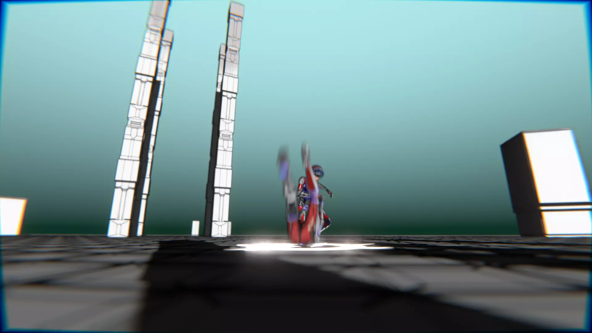 ARC Combat animation Red vs Blue Low-poly 3D model_56