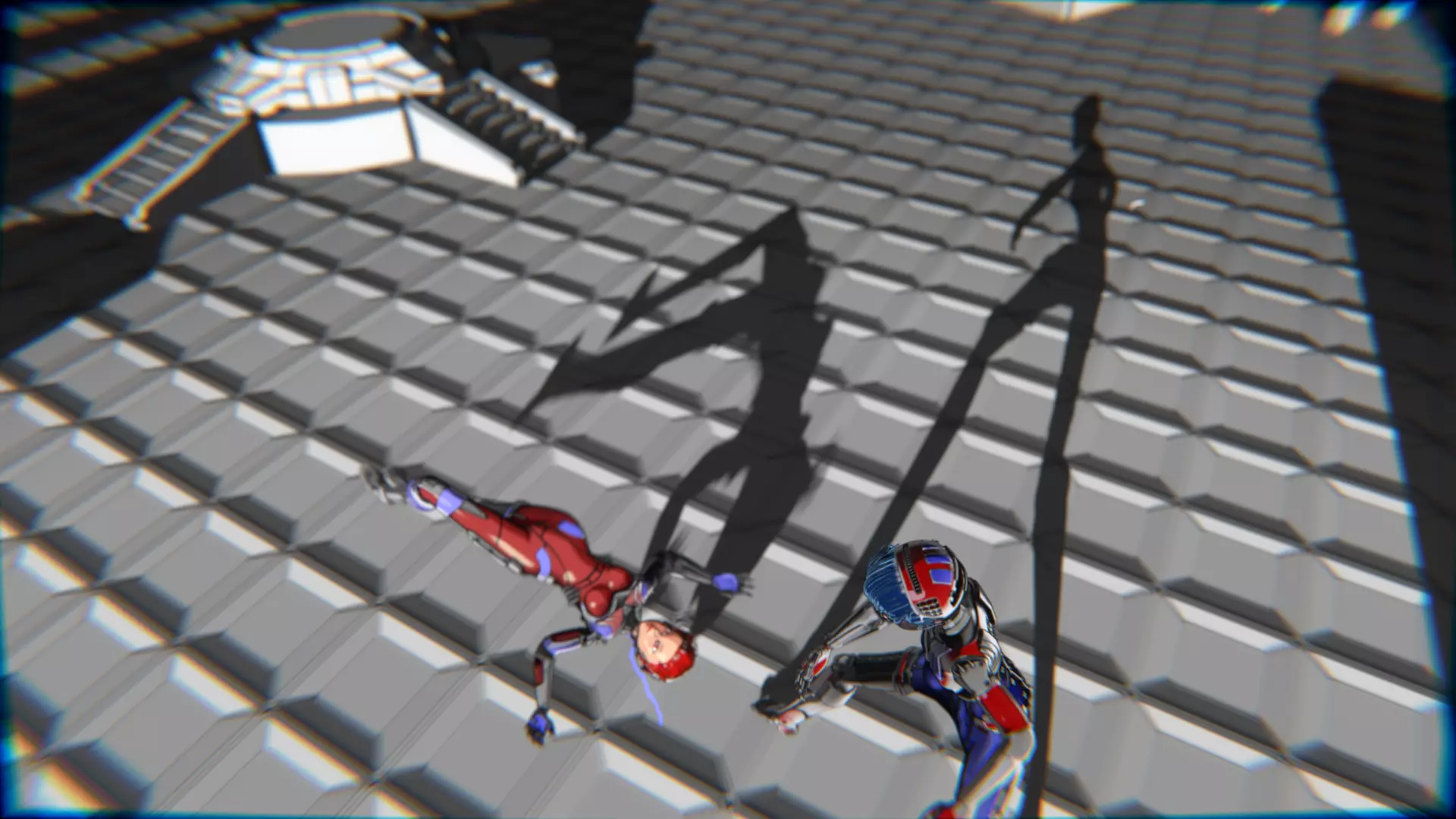 ARC Combat animation Red vs Blue Low-poly 3D model_85