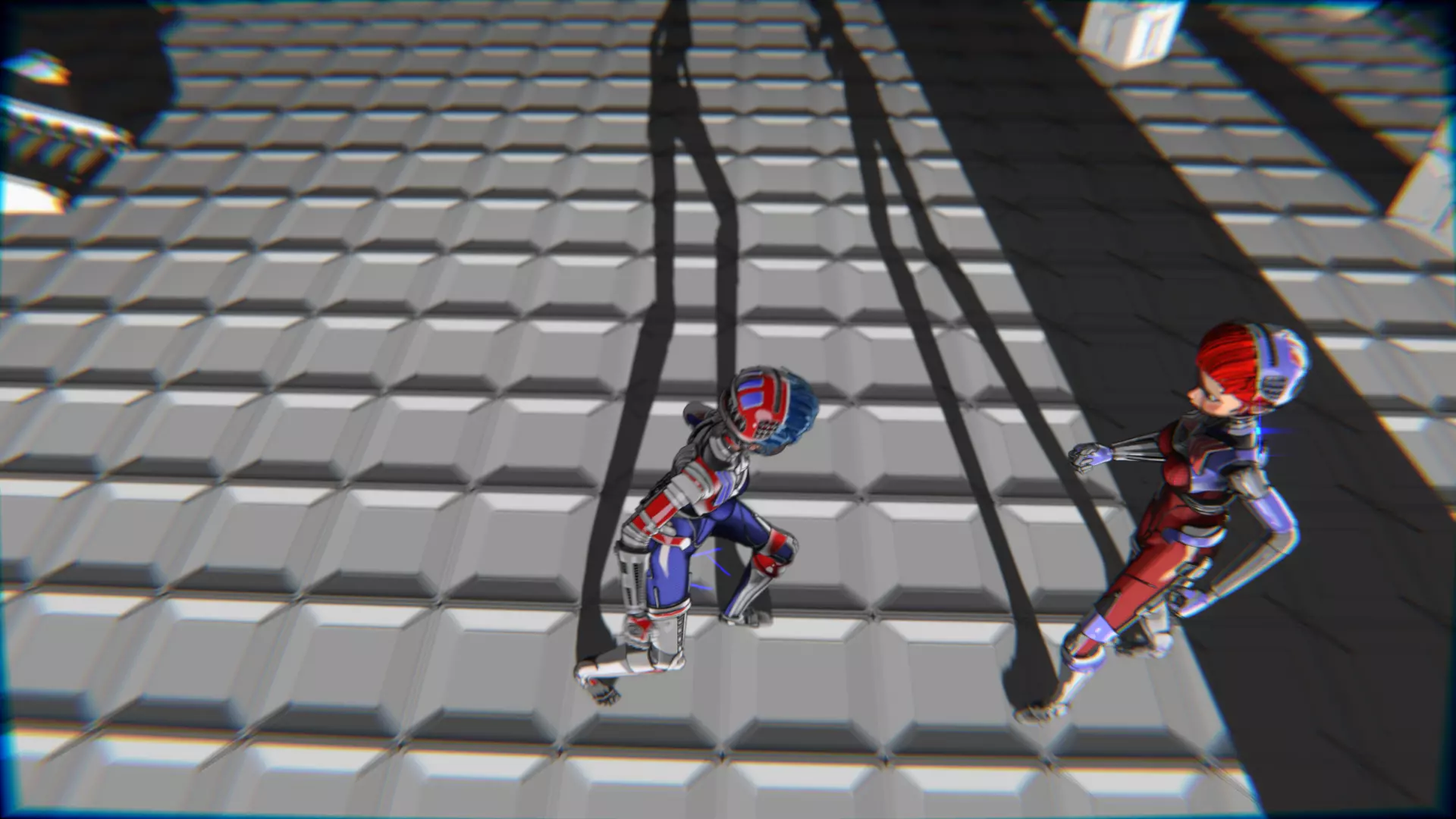 ARC Combat animation Red vs Blue Low-poly 3D model_84