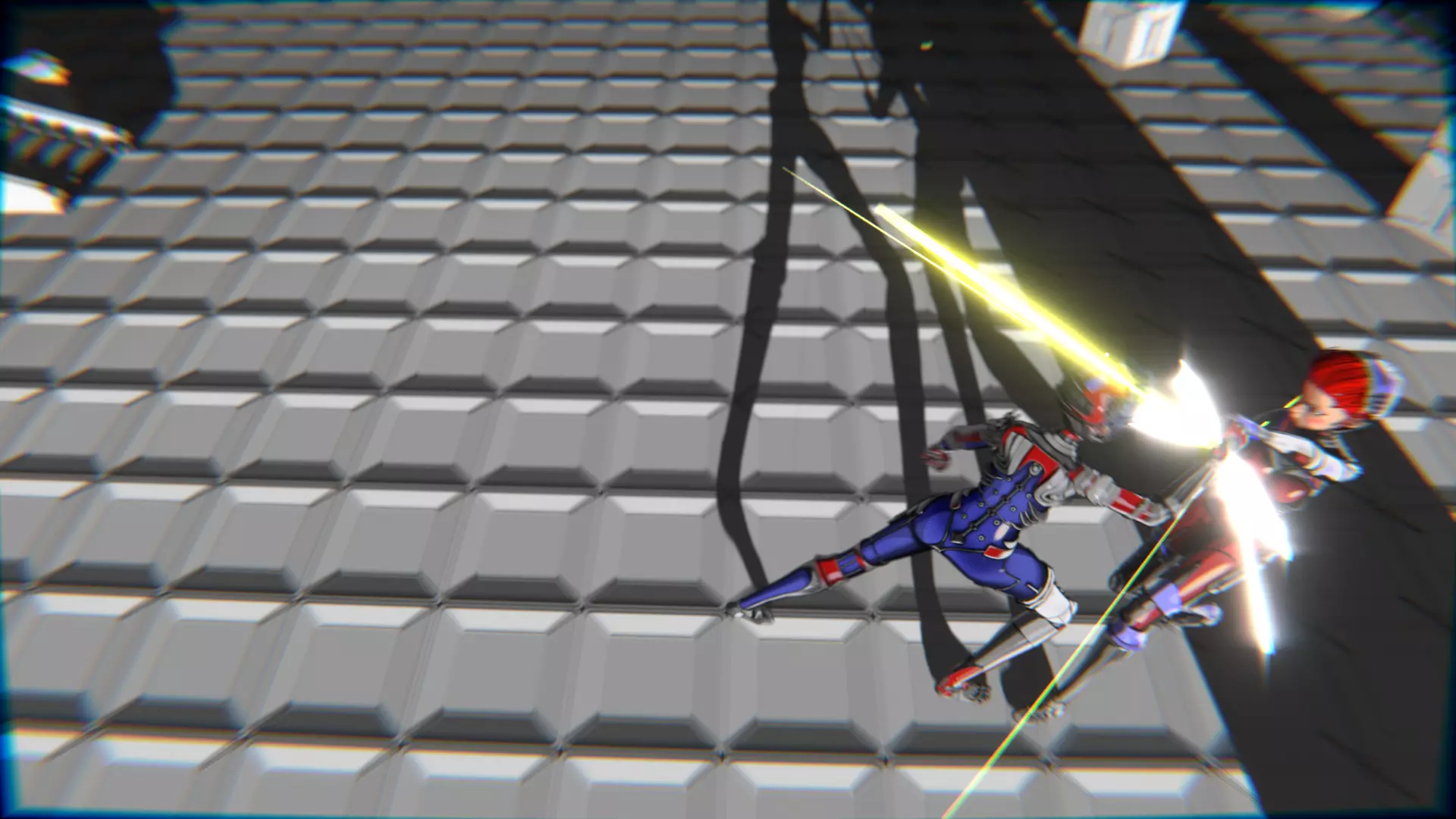 ARC Combat animation Red vs Blue Low-poly 3D model_92
