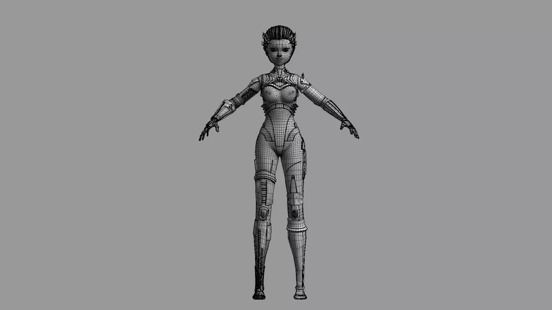 ARC Combat animation Red vs Blue Low-poly 3D model_41