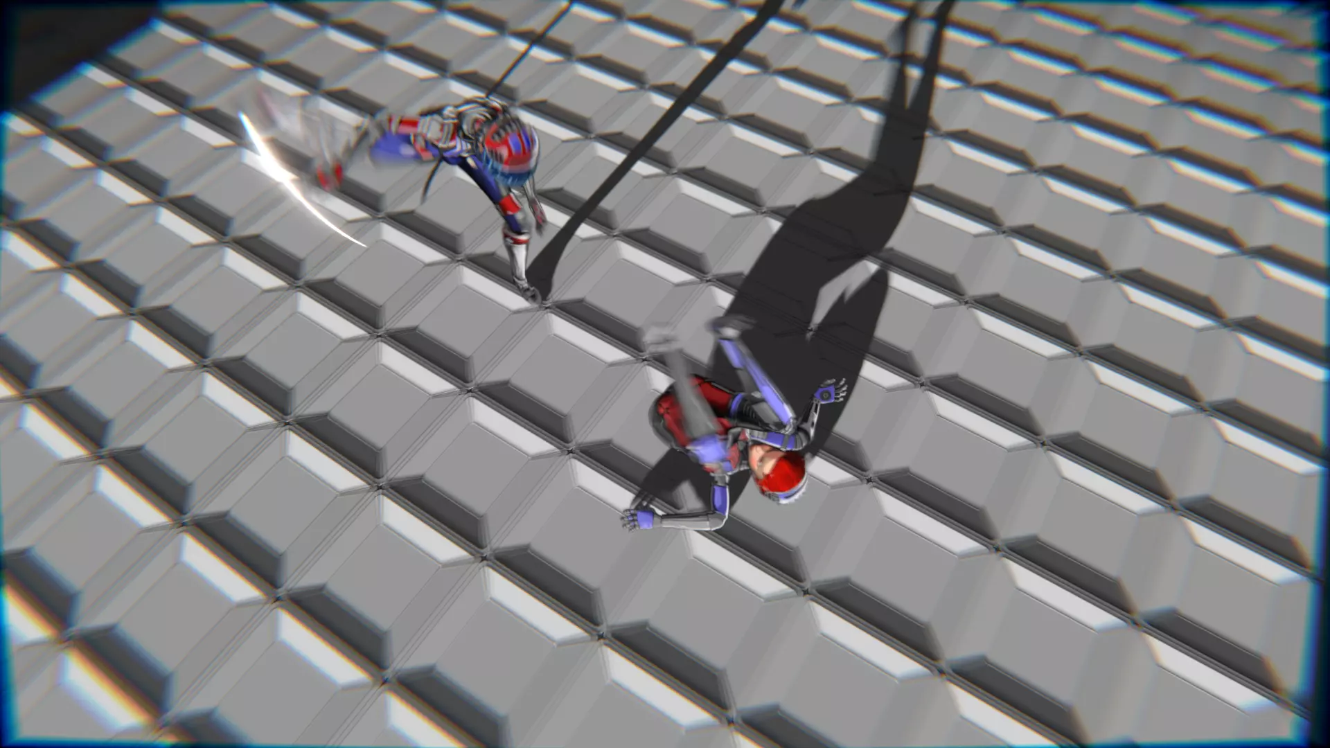 ARC Combat animation Red vs Blue Low-poly 3D model_125