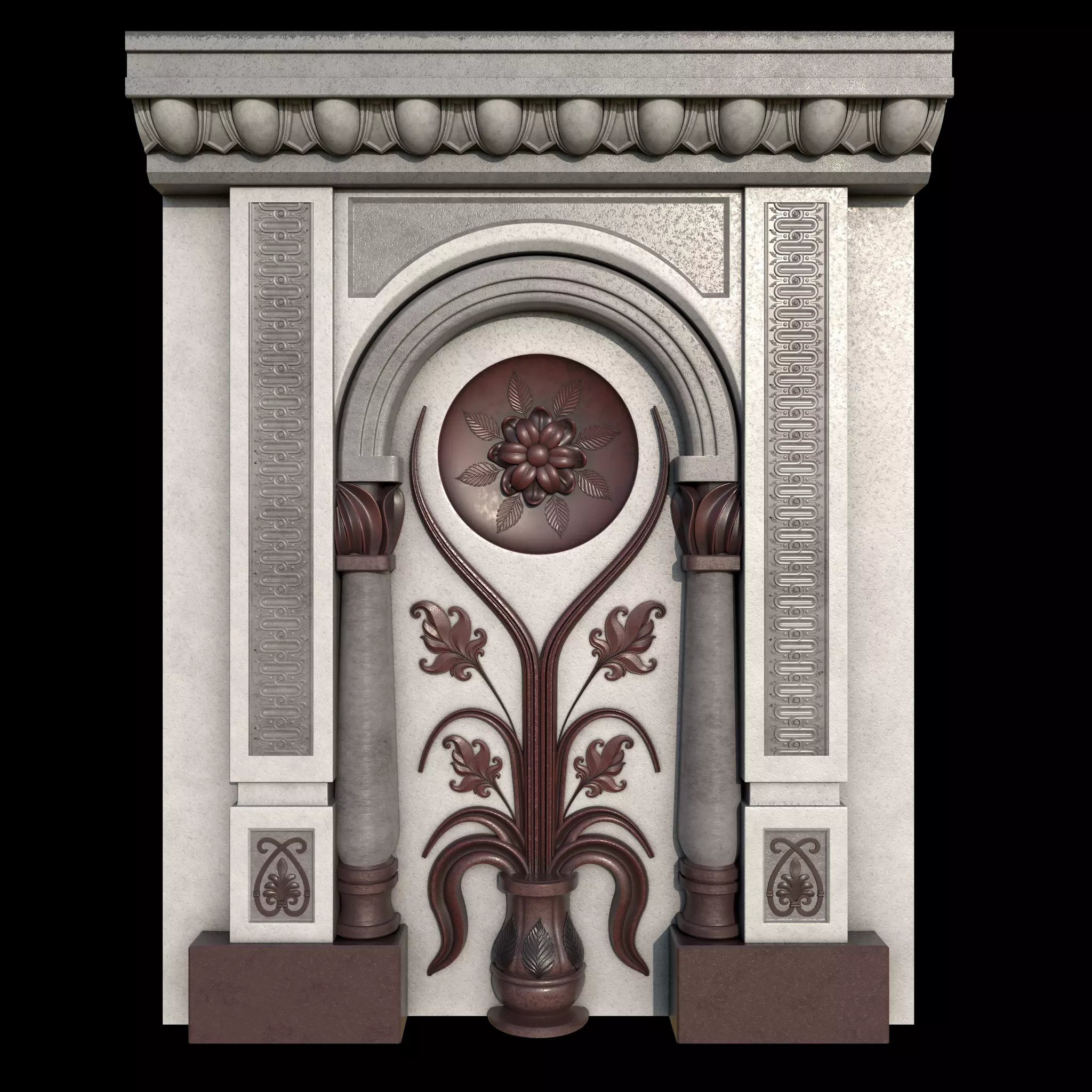 wall art 3D model_2