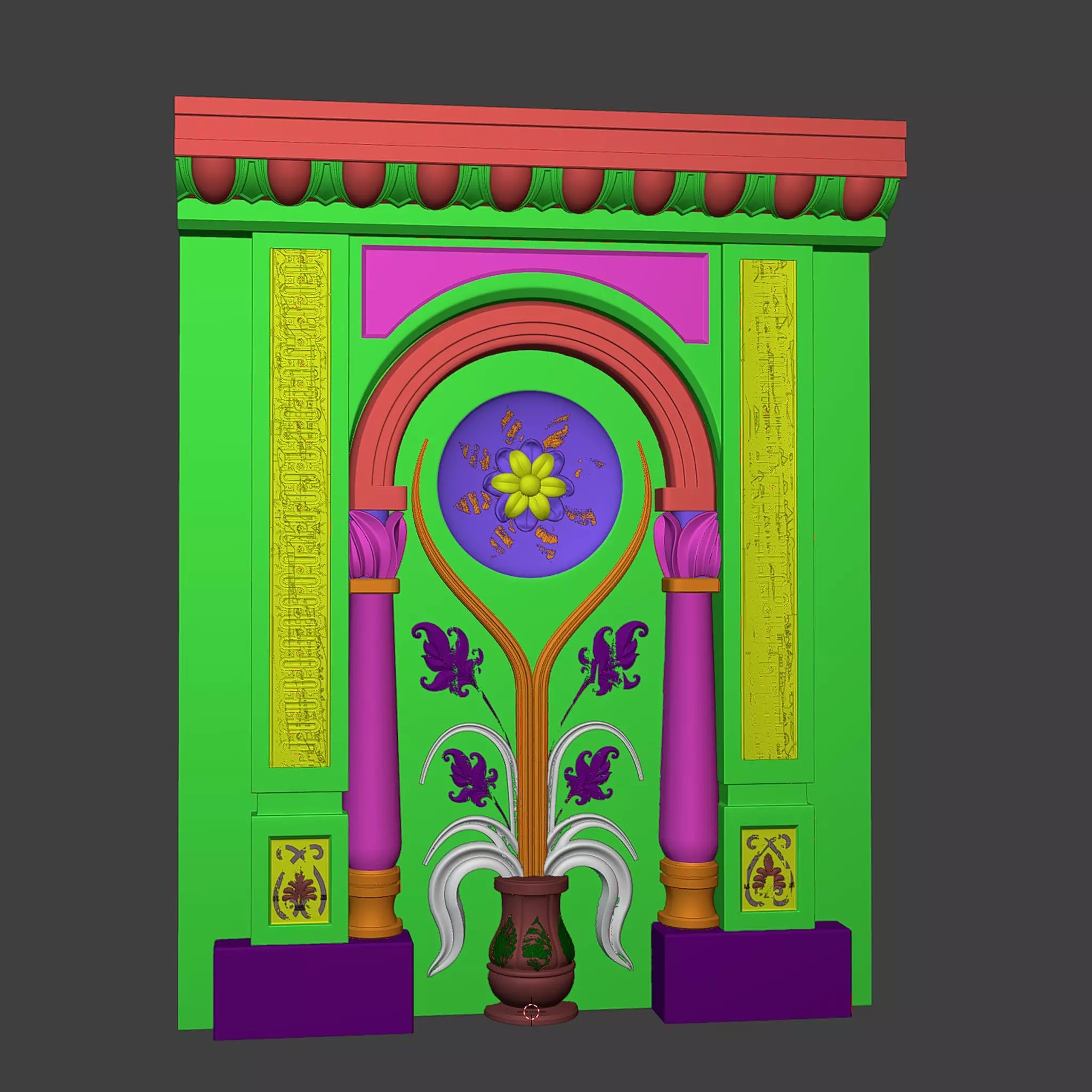 wall art 3D model_10